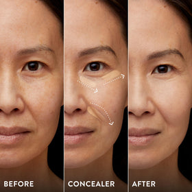 LAURA GELLER Ideal Fix Eye Concealer Light with other beauty products
