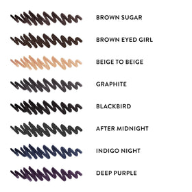 LAURA GELLER INKcredible Gel Eyeliner Indigo Night with other makeup products