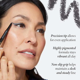 LAURA GELLER INKcredible Gel Eyeliner Waterproof Brown Sugar swatch on skin