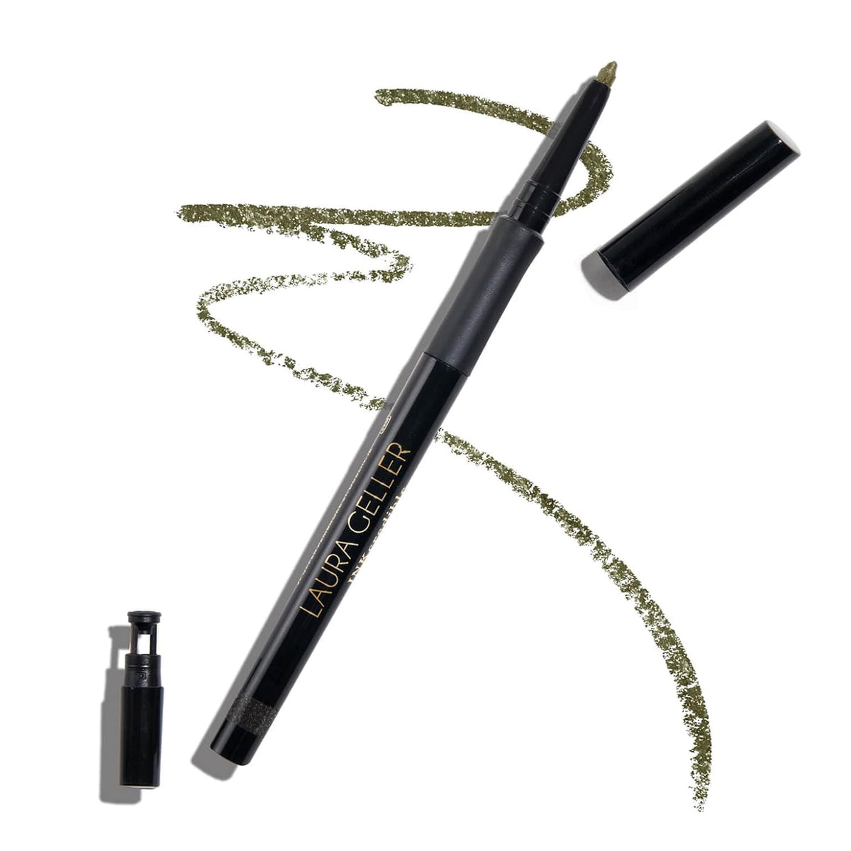 LAURA GELLER INKcredible Gel Eyeliner Waterproof in Olive My Love front view