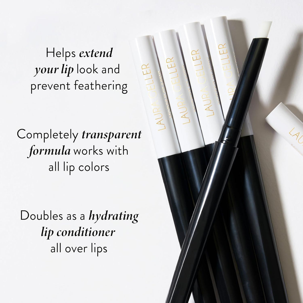 LAURA GELLER Invisible Lip Liner close-up of tip