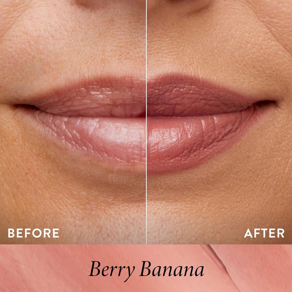 LAURA GELLER Italian Marble Sheer Hydrating Lipstick Berry Banana swatch