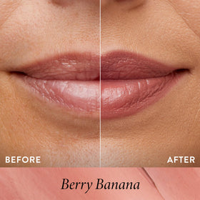 LAURA GELLER Italian Marble Sheer Hydrating Lipstick Berry Banana swatch