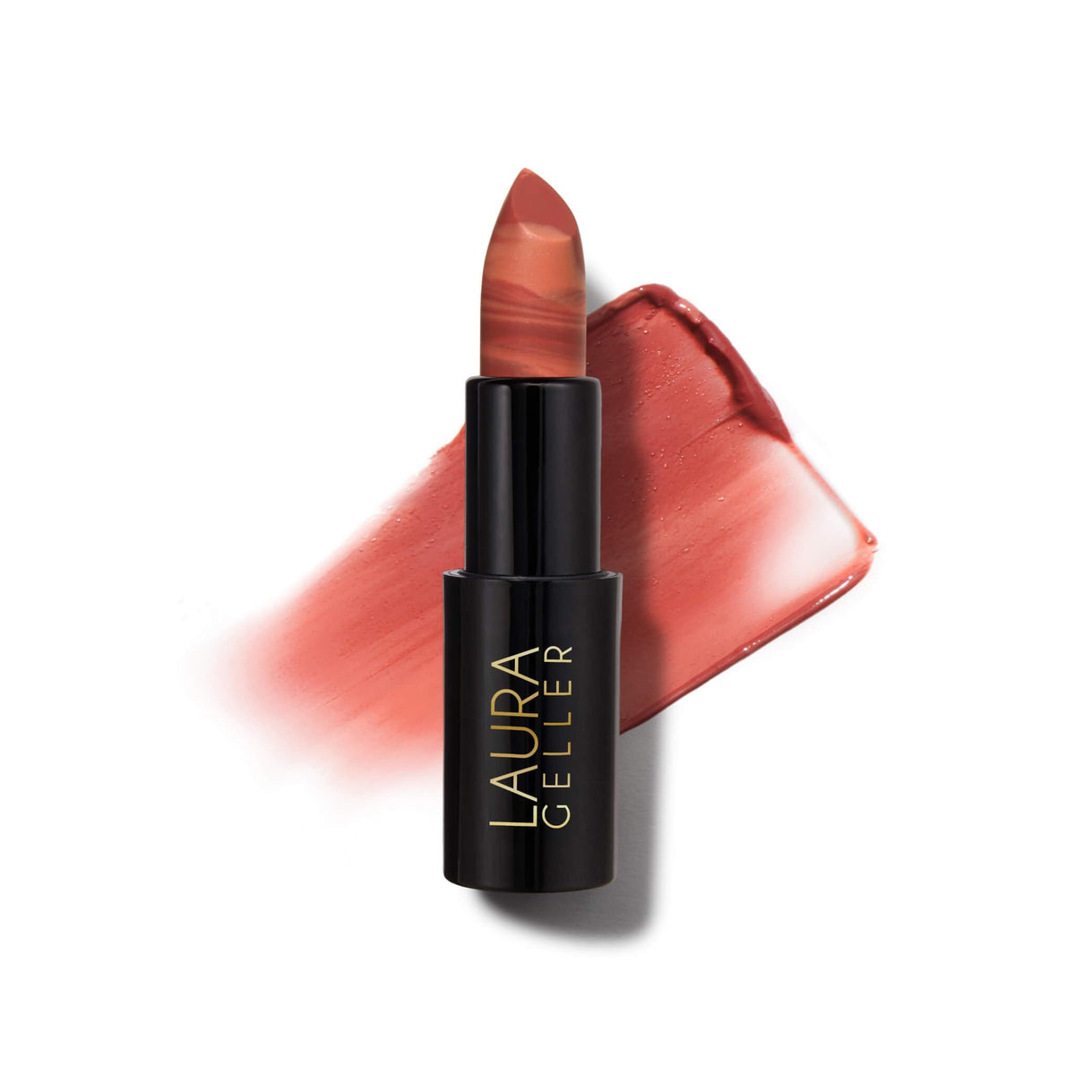 LAURA GELLER Italian Marble Sheer Lipstick Peach Bellini front view