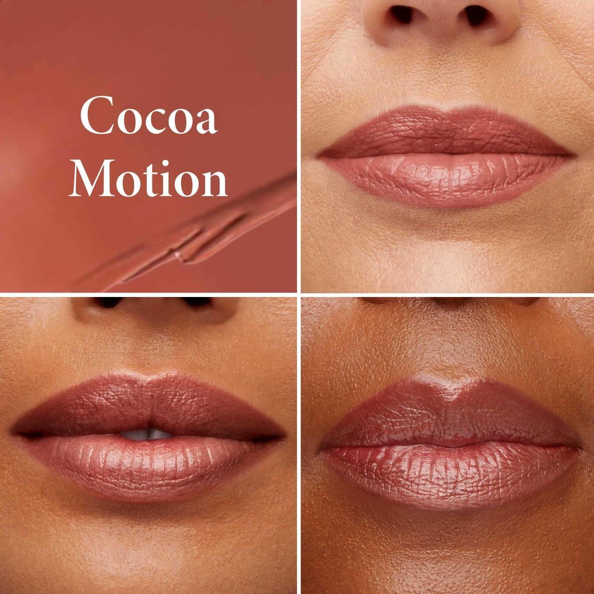 LAURA GELLER Jelly Balm Cocoa-Motion swatch on skin