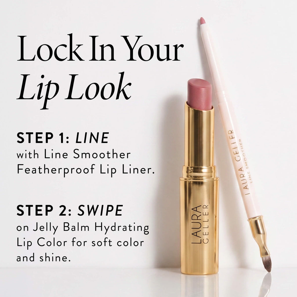 LAURA GELLER Jelly Balm Terracotta Go open showing product