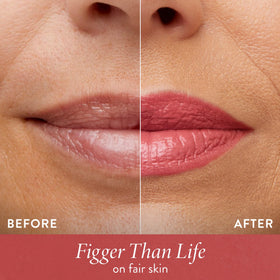 LAURA GELLER Jelly Balm Tinted Lip Balm Figger than Life texture close-up
