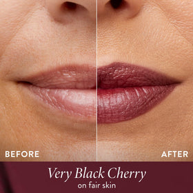 LAURA GELLER Jelly Balm Tinted Lip Balm Very Black Cherry lifestyle scene