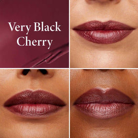 LAURA GELLER Jelly Balm Tinted Lip Balm Very Black Cherry swatch on skin