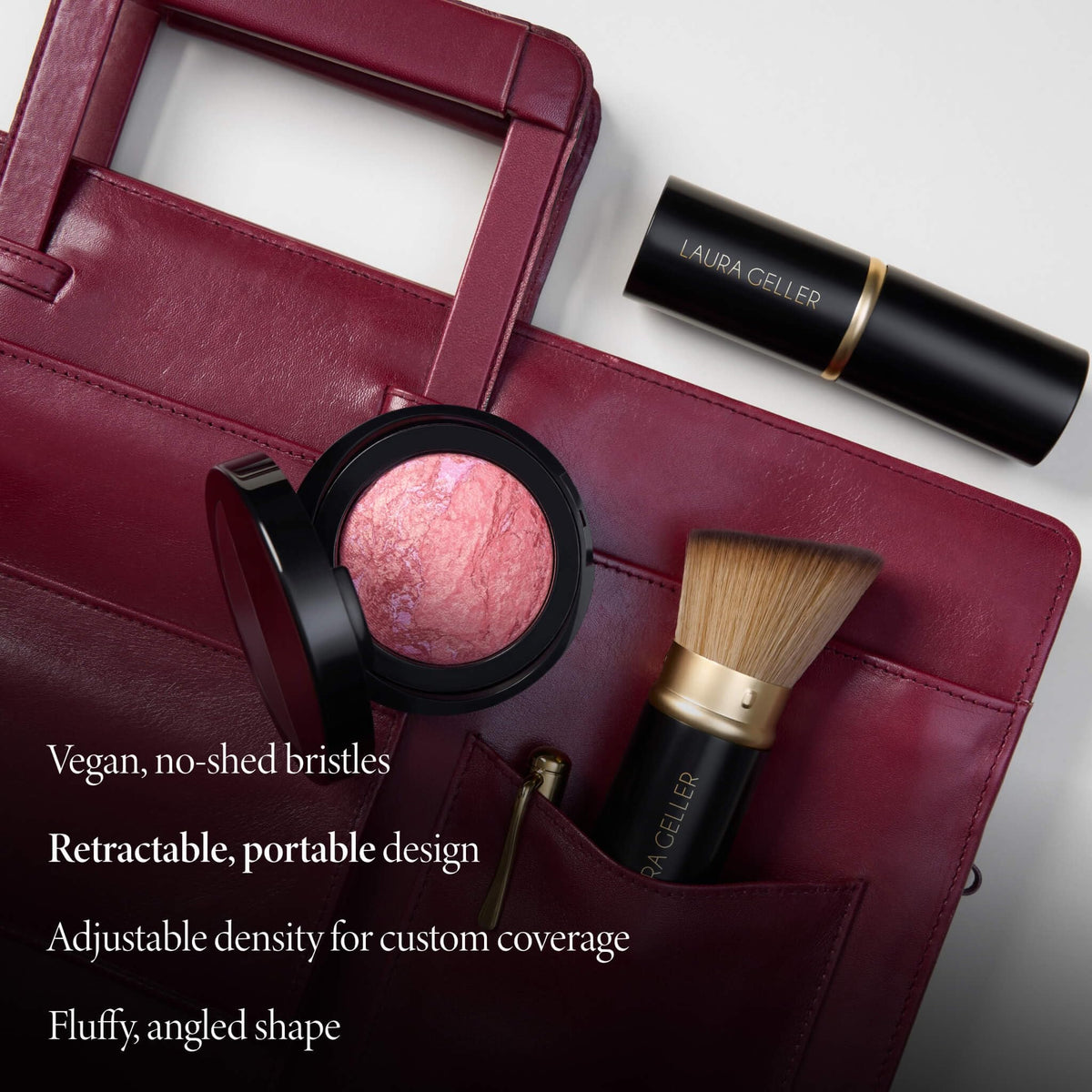LAURA GELLER Kabuki Brush with makeup application