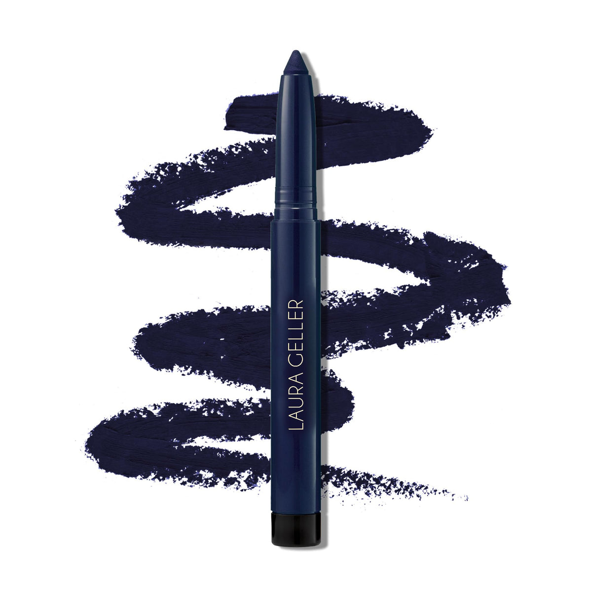 LAURA GELLER Kajal Eyeliner Pencil Midnight Blue front view