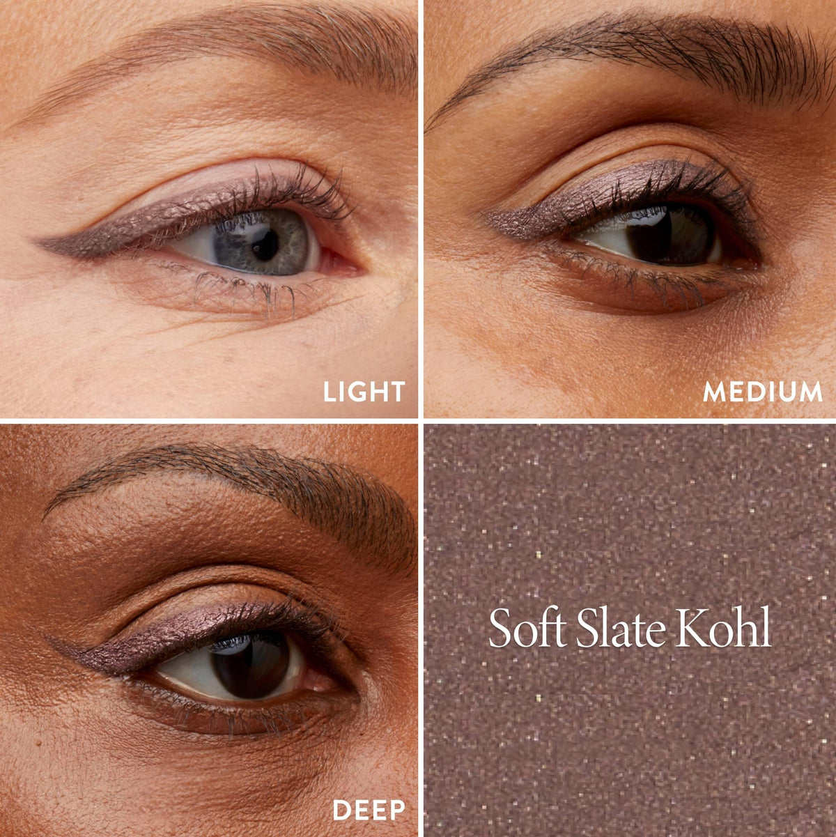 LAURA GELLER Kajal Eyeliner Pencil Soft Slate close-up