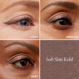LAURA GELLER Kajal Eyeliner Pencil Soft Slate close-up