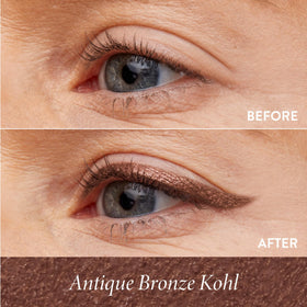 LAURA GELLER Kajal Longwear Kohl Eyeliner Pencil Antique Bronze with built-in sharpener