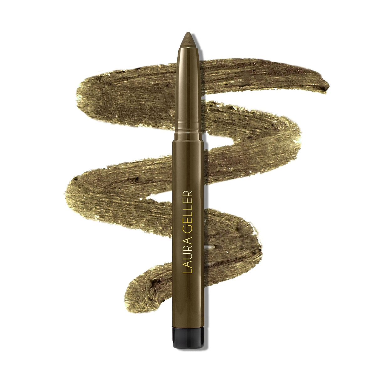 LAURA GELLER Kajal Longwear Kohl Eyeliner Pencil in Olive front view