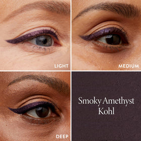LAURA GELLER Kajal Longwear Kohl Eyeliner Pencil in use on model's eye