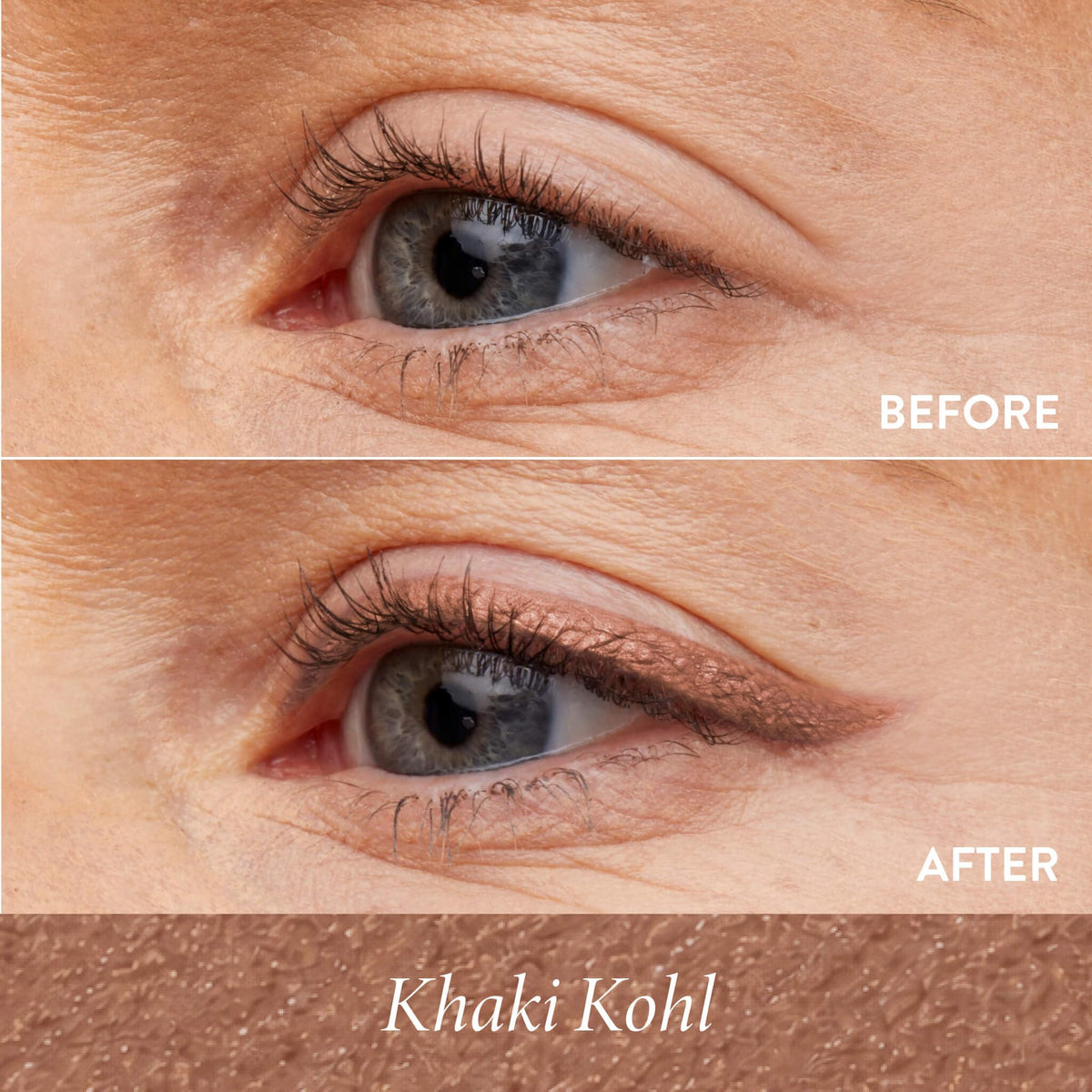 LAURA GELLER Kajal Longwear Kohl Eyeliner Pencil Khaki side view