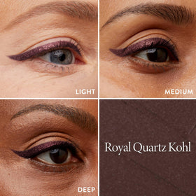 LAURA GELLER Kajal Longwear Kohl Eyeliner Pencil Royal Quartz in hand
