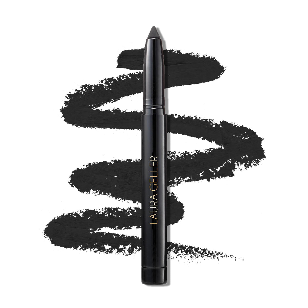 LAURA GELLER Kajal Longwear Kohl Eyeliner Pencil Soft Black front view