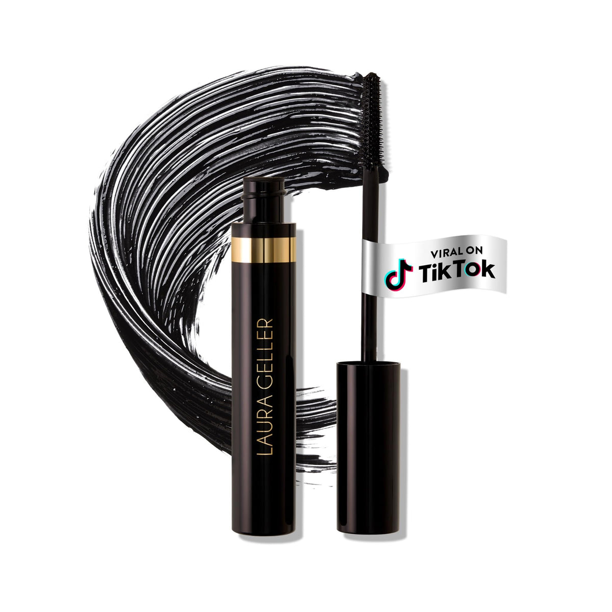 LAURA GELLER Kajal Longwear Mascara black tube front view