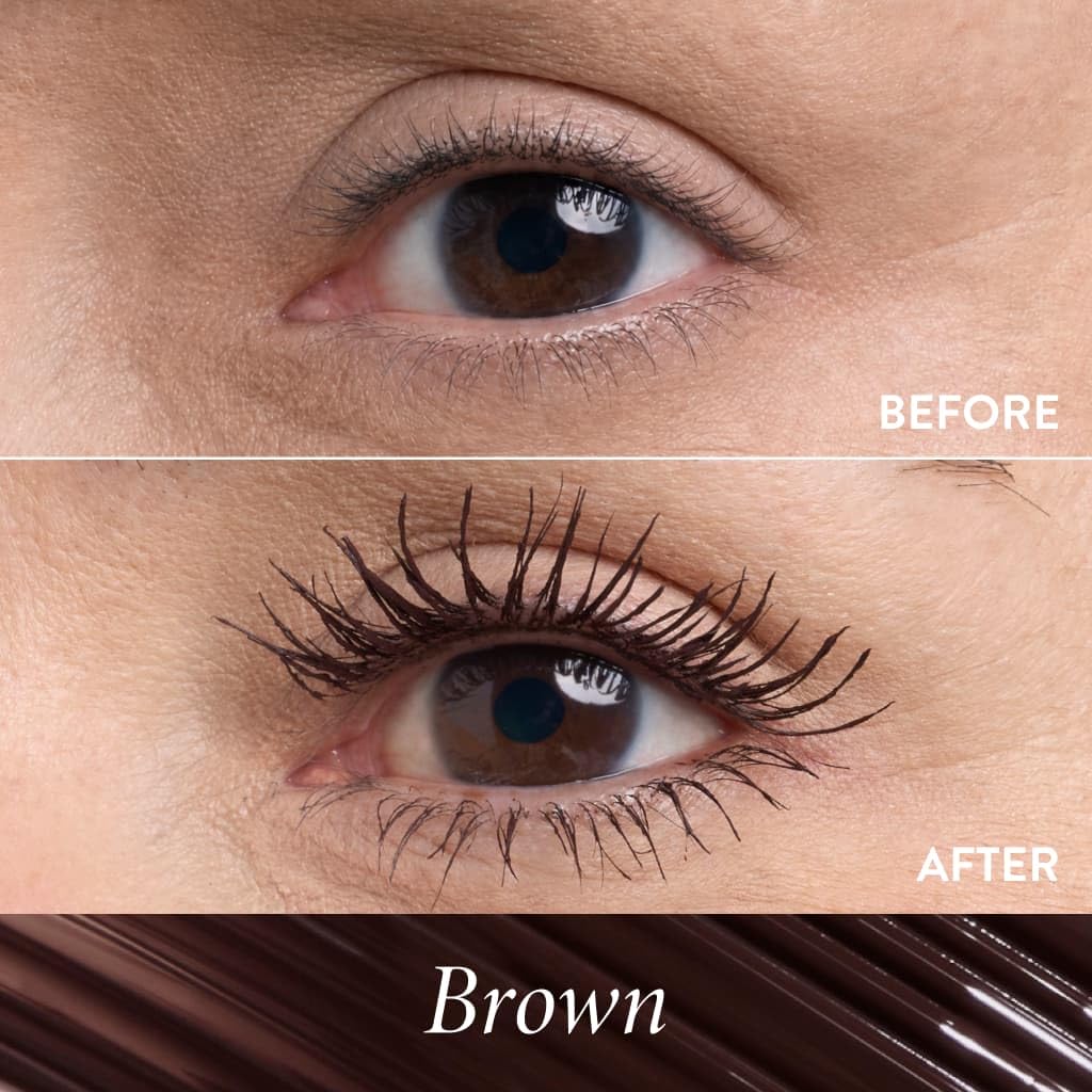 LAURA GELLER Kajal Longwear Mascara on model's lashes