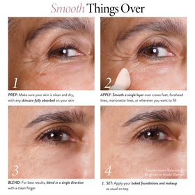 LAURA GELLER Line Smoother Primer with makeup products