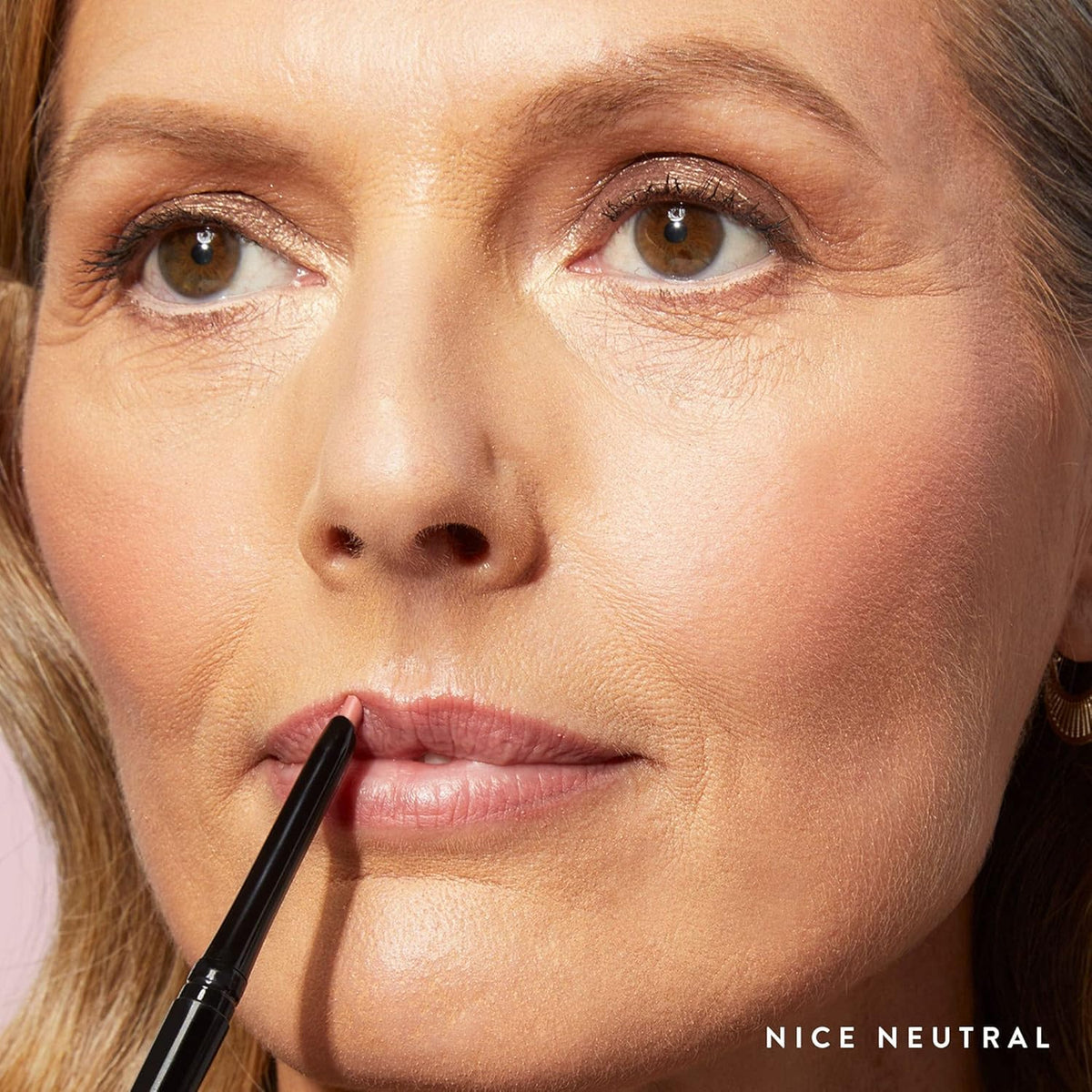 LAURA GELLER lip liner in use on model
