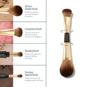 LAURA GELLER makeup brush in travel case