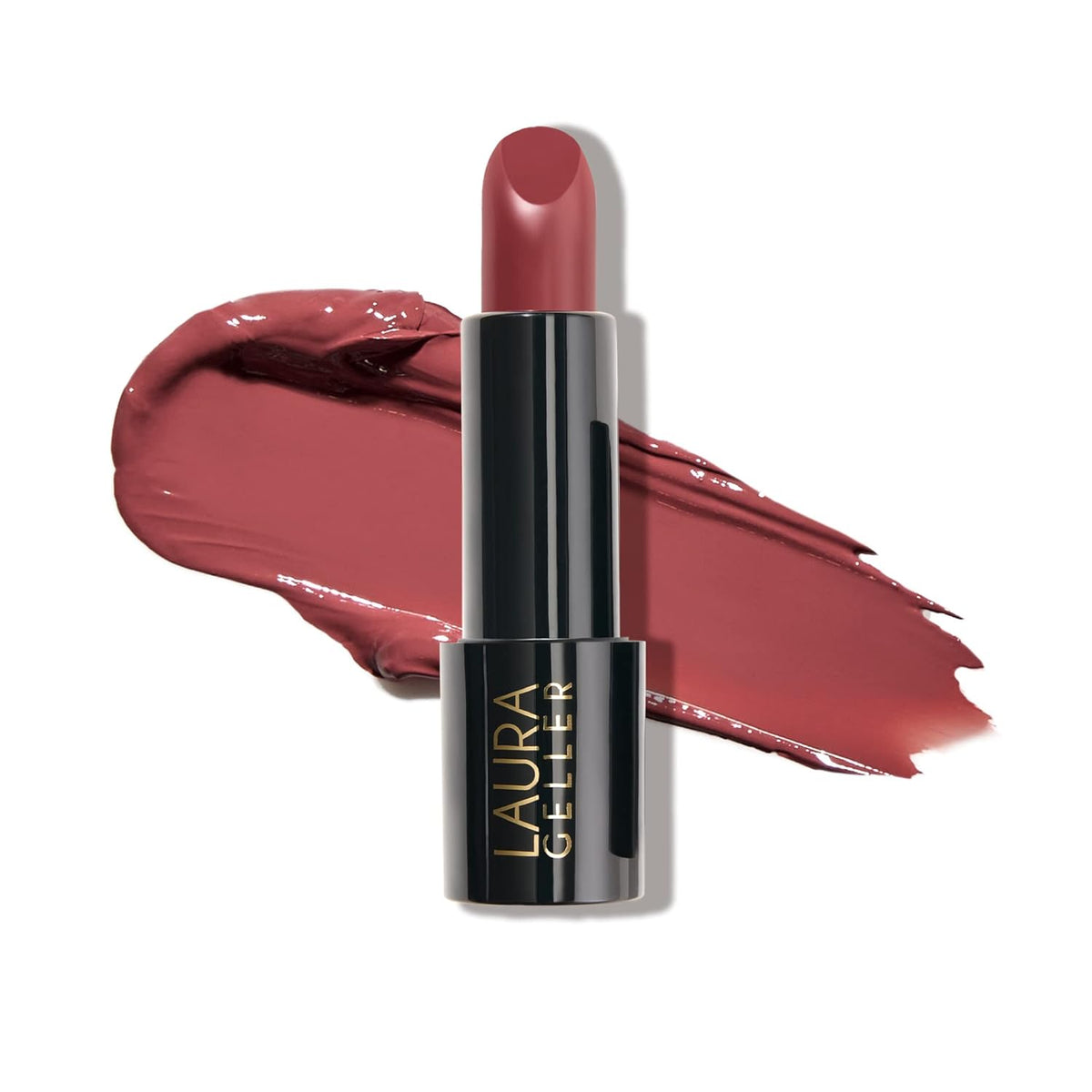 LAURA GELLER Modern Classic Cream Lipstick Mauve Majesty front view