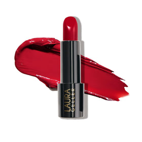 LAURA GELLER Modern Classic Cream Lipstick Red Radiance front view