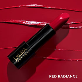 LAURA GELLER Modern Classic Cream Lipstick Red Radiance with lip liner