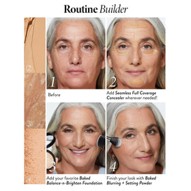 LAURA GELLER NEW YORK Full Coverage Concealer Deep in use