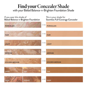 LAURA GELLER NEW YORK Full Coverage Concealer Deep on makeup table