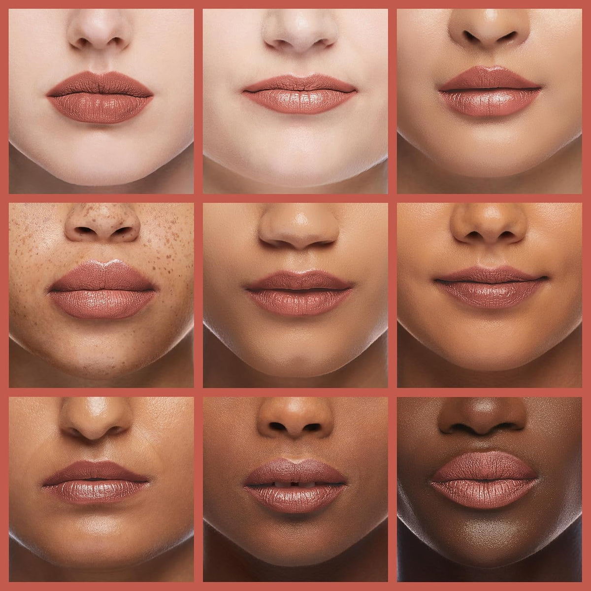 LAURA GELLER NEW YORK Modern Classic Cream Lipstick Novel Neutral applied on lips