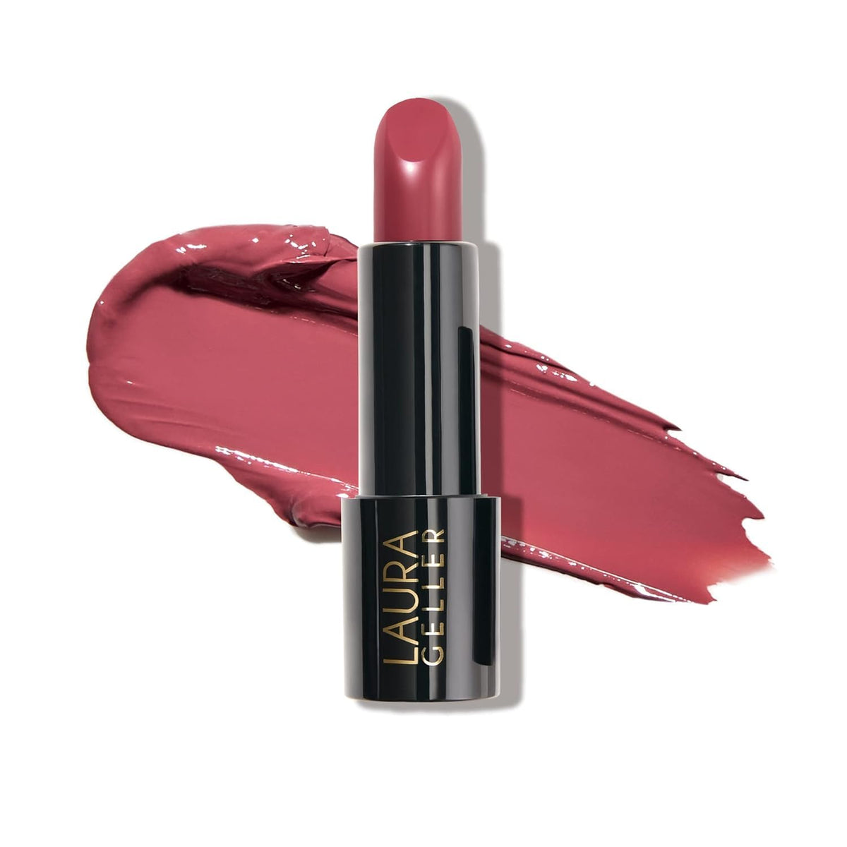 LAURA GELLER NEW YORK Modern Classic Cream Lipstick Real Rosy front view