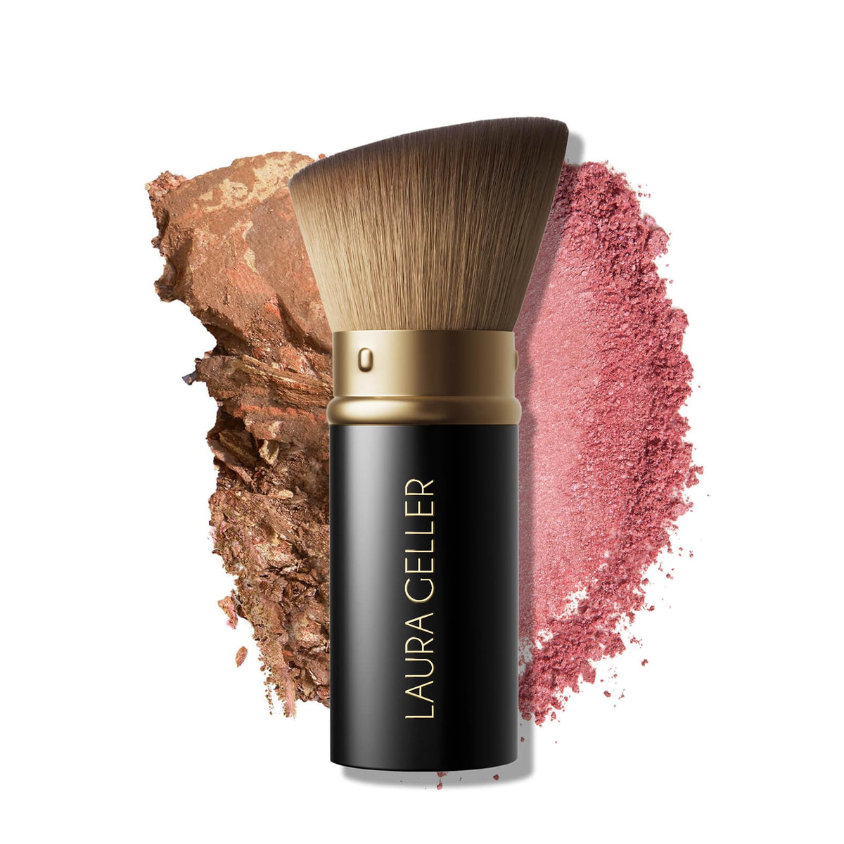LAURA GELLER NEW YORK Retractable Angled Kabuki Brush front view