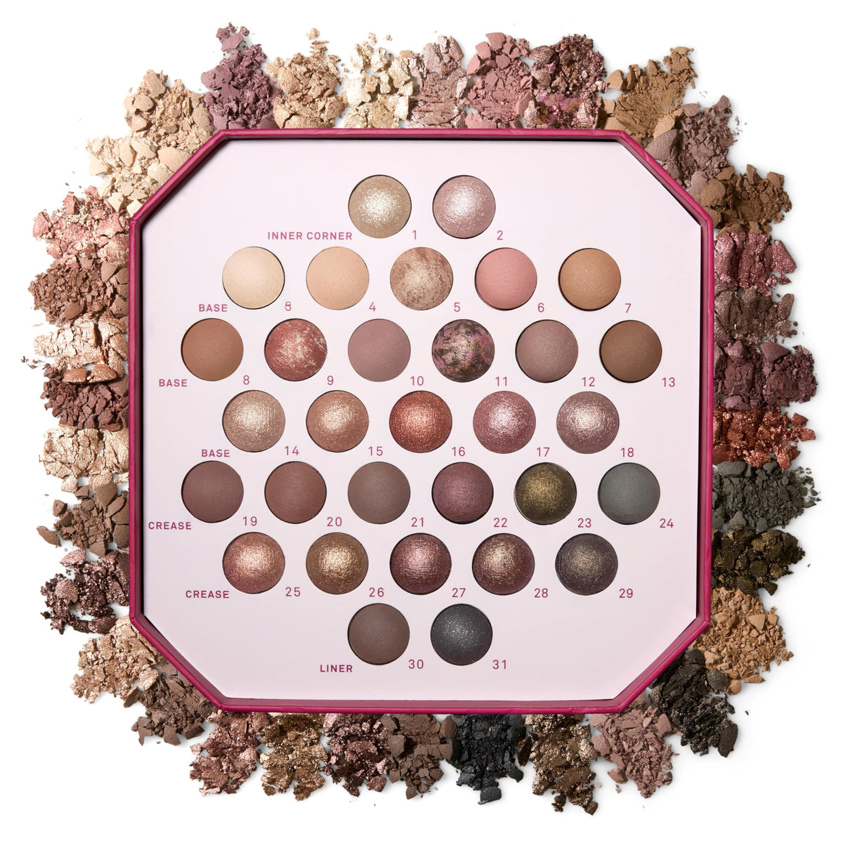LAURA GELLER NEW YORK Ultimate Palette front view with 31 shades