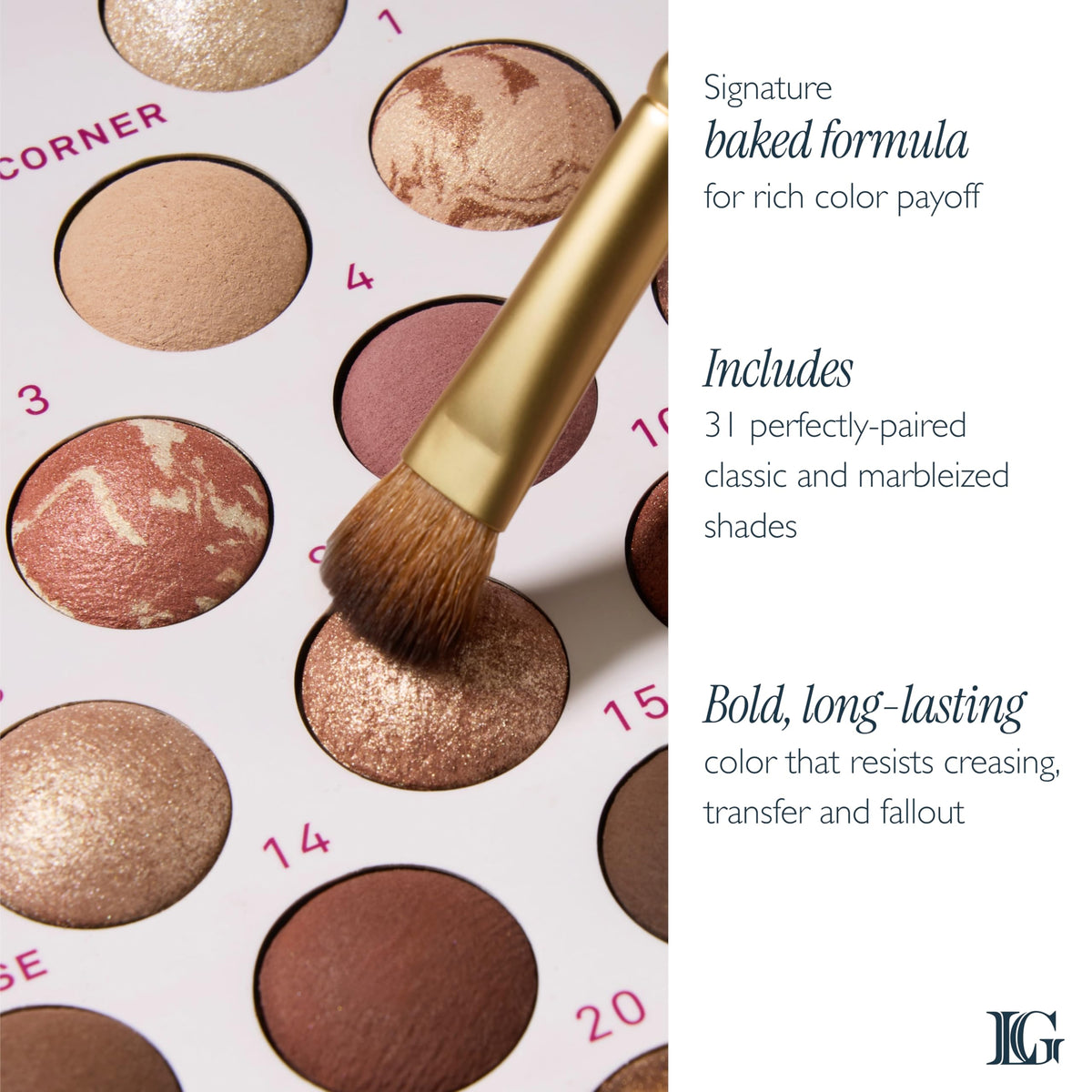 LAURA GELLER NEW YORK Ultimate Palette showcasing matte and shimmer finishes