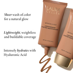 LAURA GELLER Quench-n-Tint Tinted Moisturizer texture on skin