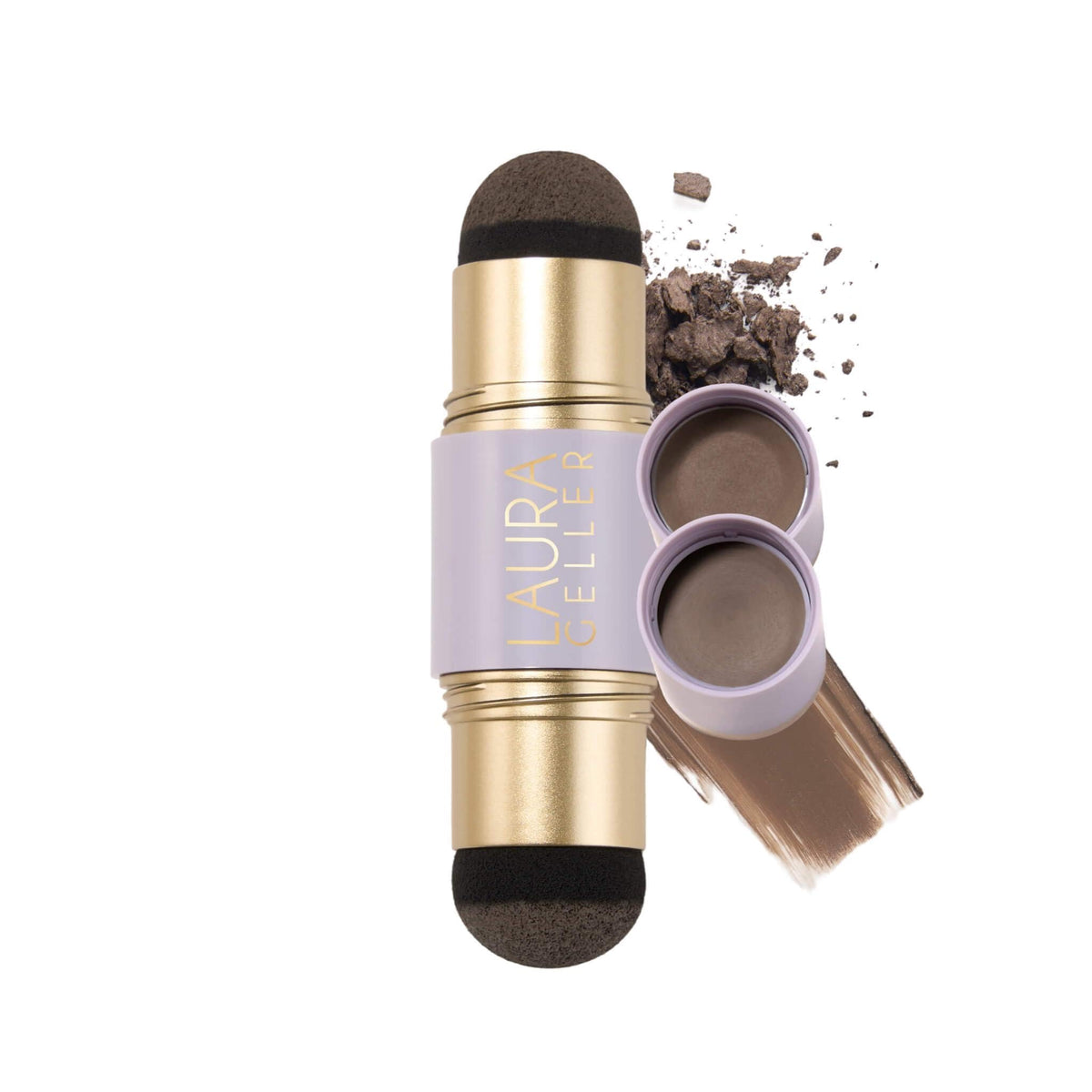LAURA GELLER Root Touch-Up Hair & Brows Taupe/Light Brown front view