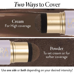 LAURA GELLER Root Touch-Up powder setting application