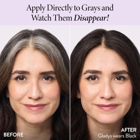 LAURA GELLER Root Touch-Up showing before and after results