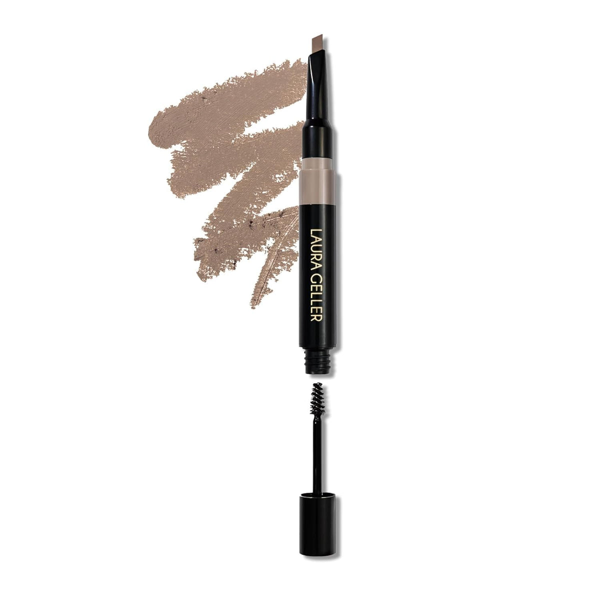 LAURA GELLER Sculpt-n-Stay 2-in-1 Eyebrow Pencil & Gel in Blonde, front view