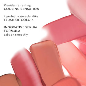 LAURA GELLER Serum Blush Tint Casual Coral with Angled Blush Brush