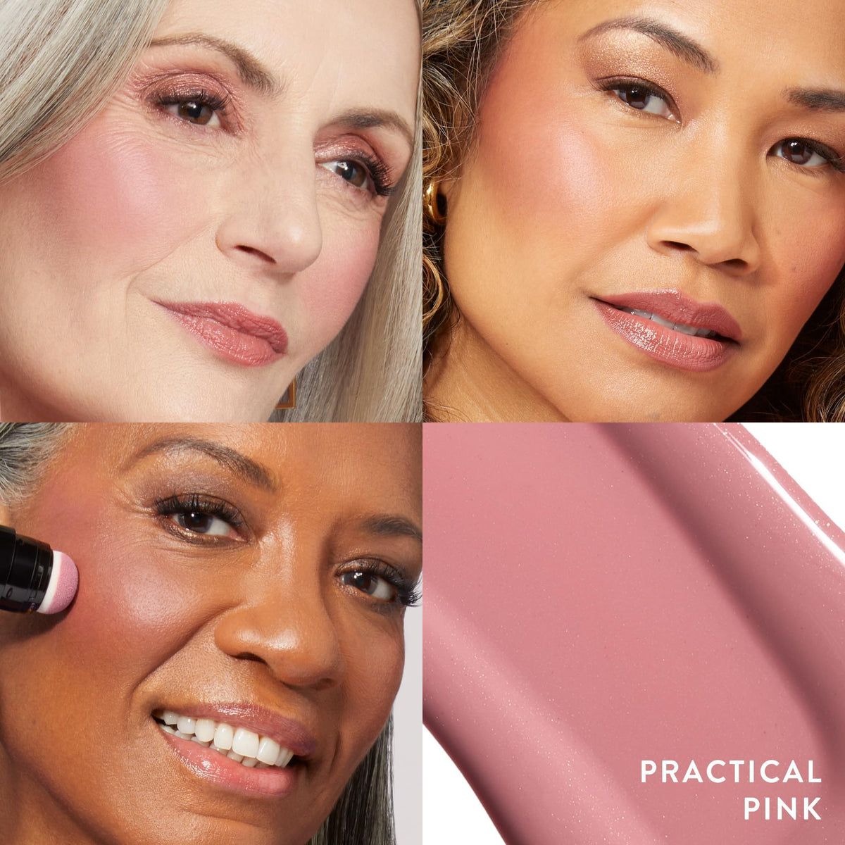 LAURA GELLER Serum Blush Tint Practical Pink applicator tip