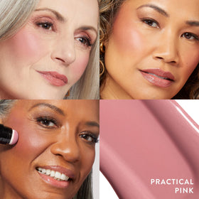 LAURA GELLER Serum Blush Tint Practical Pink applicator tip