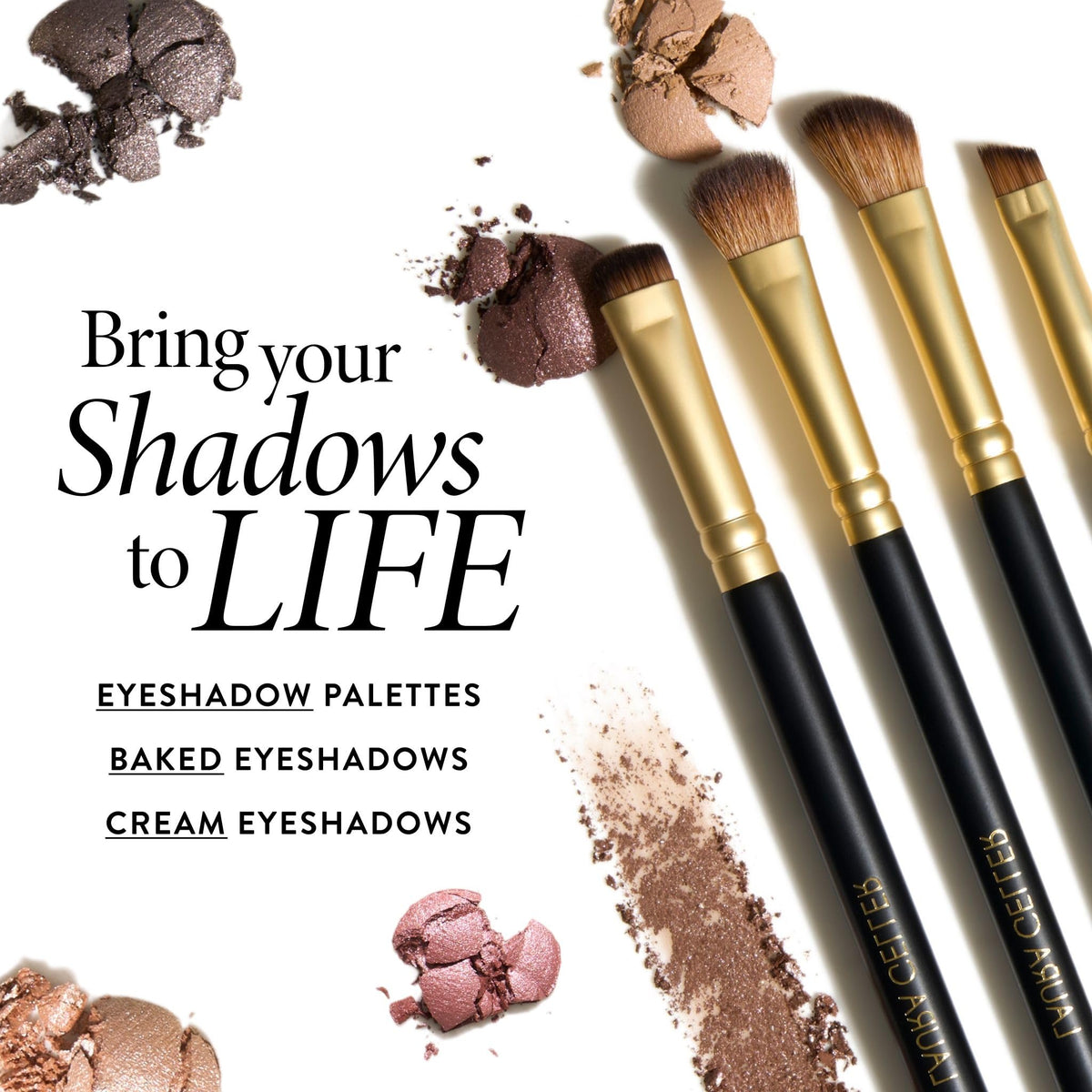 LAURA GELLER Shadow Skills Eyeshadow Brush Set packaging