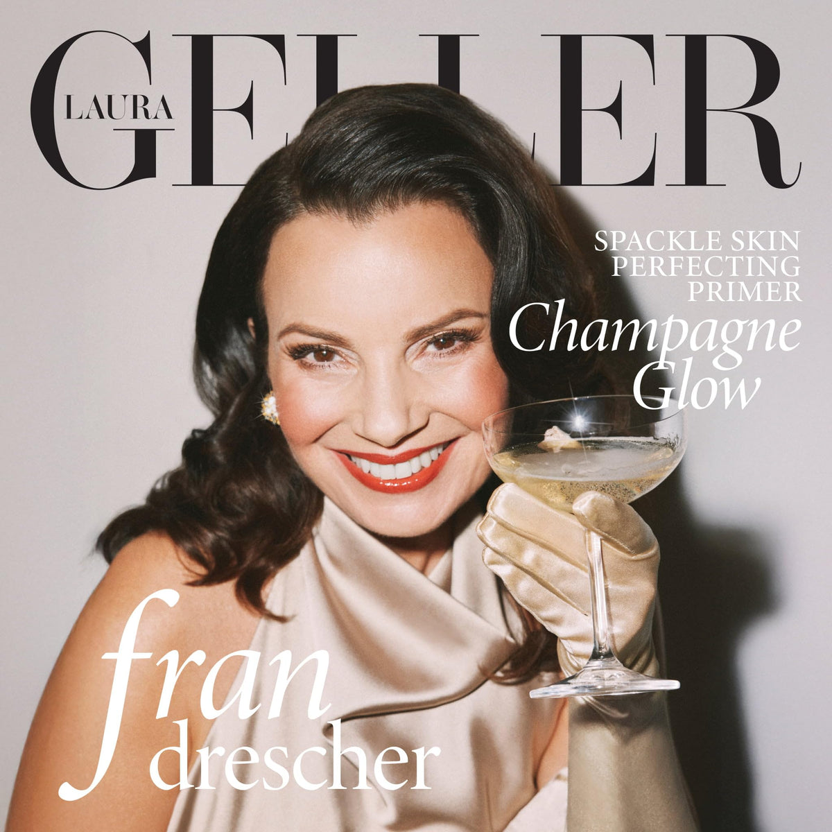 LAURA GELLER Spackle Makeup Primer Champagne Glow texture on hand