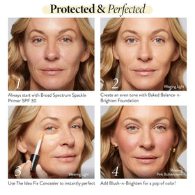 LAURA GELLER Spackle Makeup Primer SPF 30 on vanity