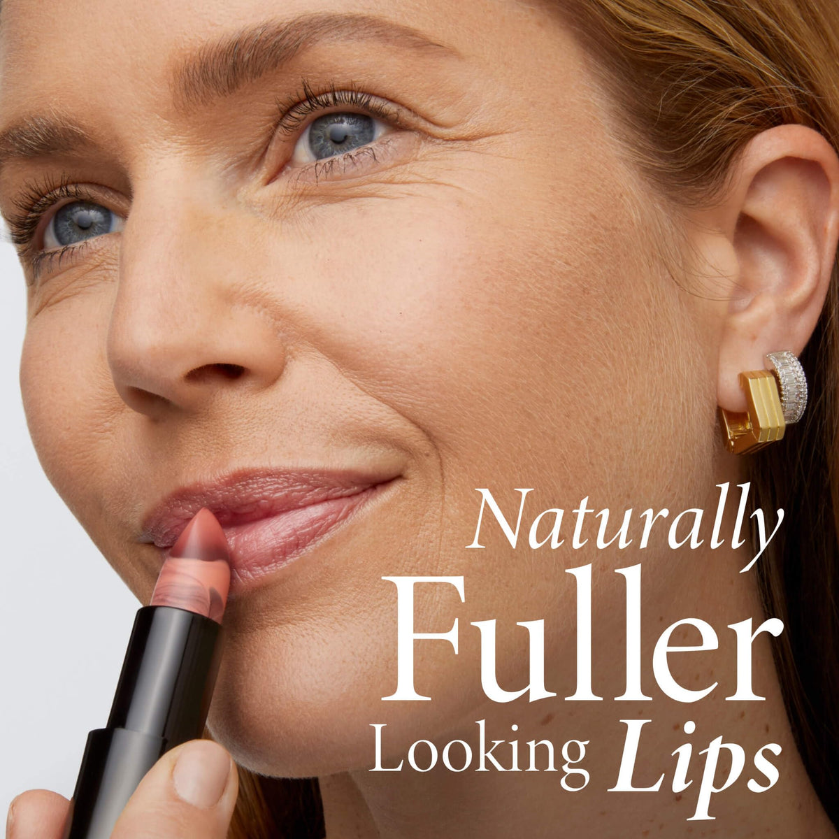 LAURA GELLER Sugared Maple Lipstick in natural light